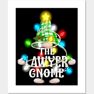 The Lawyer Gnome Christmas Matching Family Shirt Posters and Art